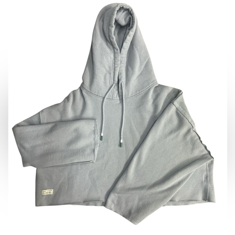 Simply Southern Cropped Hoodie Grey Size XXL